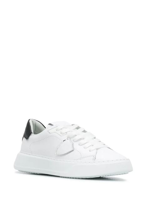 Sneakers Basse Temple - Bianco e Nero PHILIPPE MODEL | BTLDV010